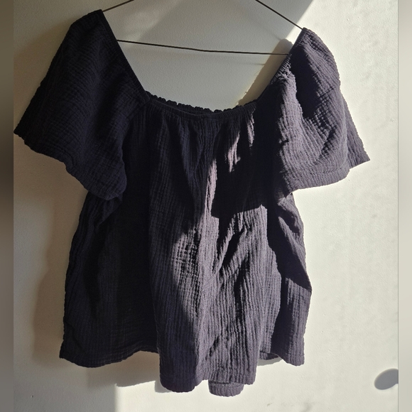 Joyspun Womens Black Blouse Size M - Picture 2 of 3